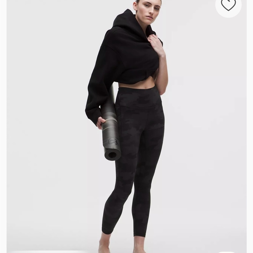 lululemon athletica Black Camo High-Rise Leggings. 
New without tag . Length 25”